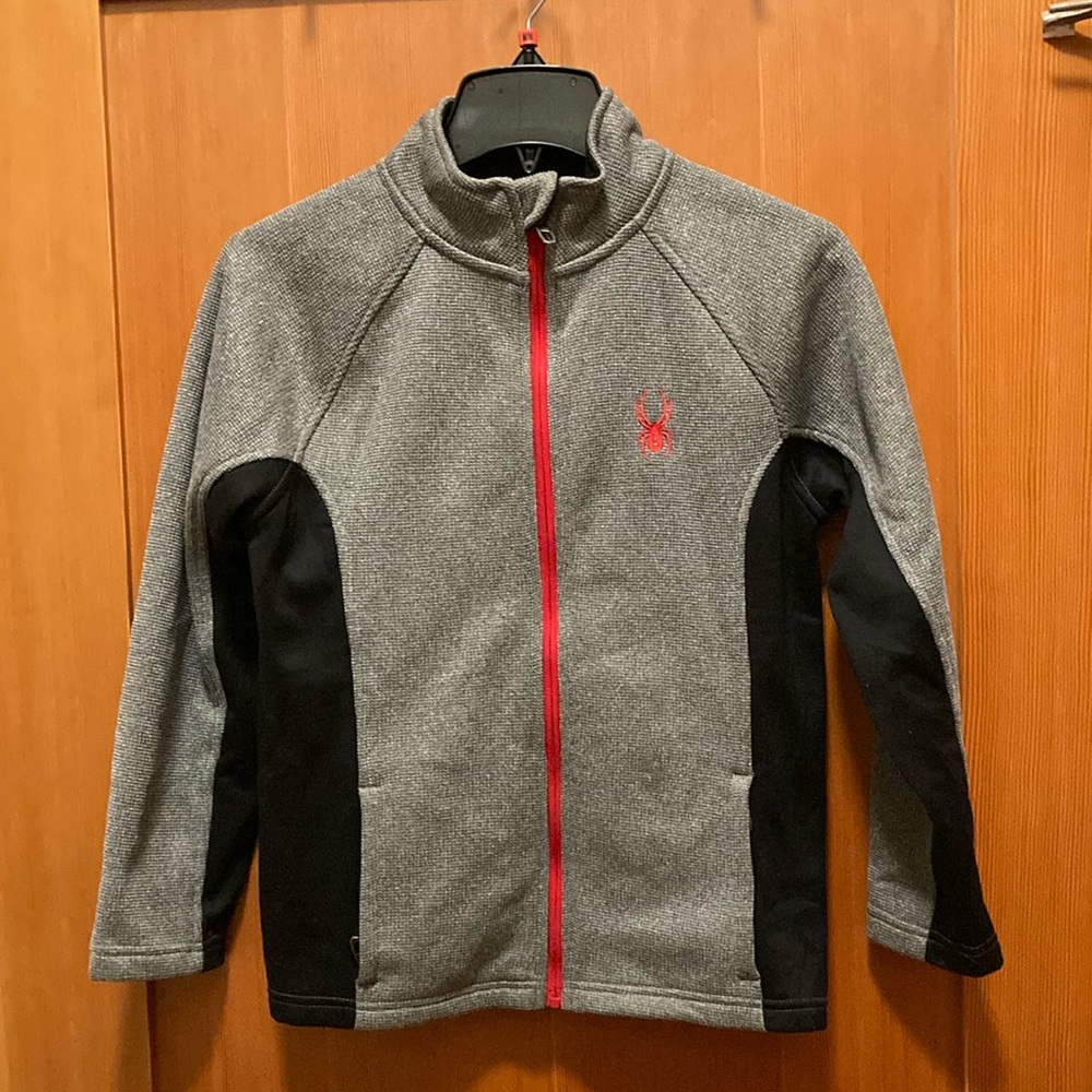 Spyder L 14/16 Kids jacket fleece lined.
